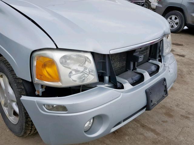 1GKDT13S072125966 - 2007 GMC ENVOY SILVER photo 9