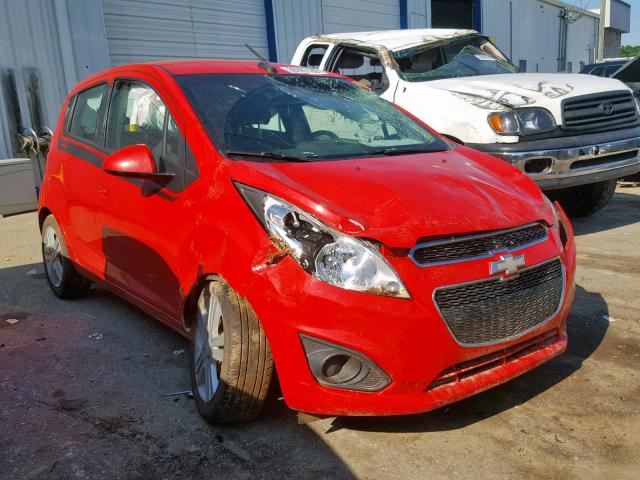 KL8CB6S9XEC465695 - 2014 CHEVROLET SPARK LS RED photo 1