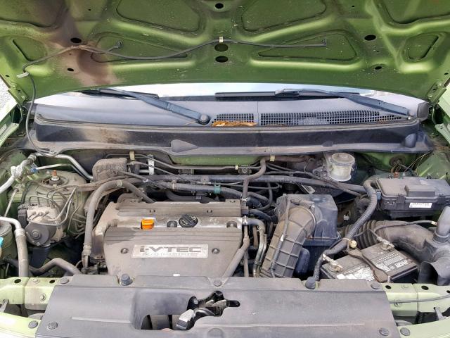 5J6YH18757L016703 - 2007 HONDA ELEMENT EX GREEN photo 7