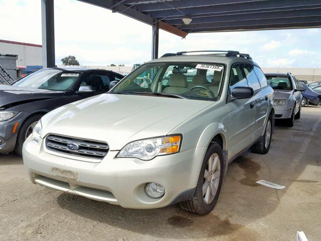 4S4BP61C667341527 - 2006 SUBARU LEGACY OUT TAN photo 2