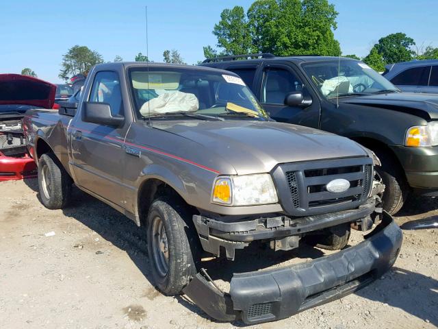 1FTYR10DX6PA09211 - 2006 FORD RANGER BEIGE photo 1