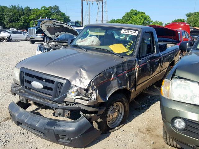 1FTYR10DX6PA09211 - 2006 FORD RANGER BEIGE photo 2