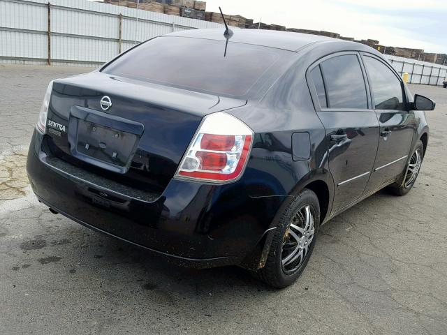 3N1AB61E08L701389 - 2008 NISSAN SENTRA 2.0 BLACK photo 4