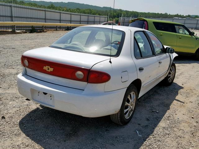 1G1JF52F537152751 - 2003 CHEVROLET CAVALIER L WHITE photo 4