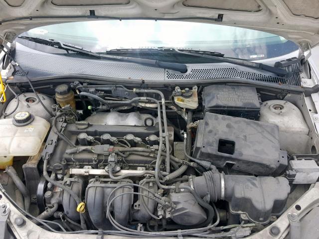 1FAFP34N65W213459 - 2005 FORD FOCUS ZX4 SILVER photo 7