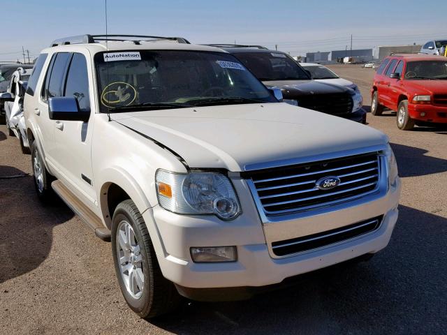 1FMEU65E07UA54706 - 2007 FORD EXPLORER L WHITE photo 1