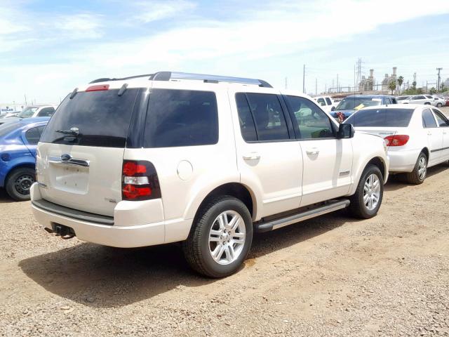 1FMEU65E07UA54706 - 2007 FORD EXPLORER L WHITE photo 4