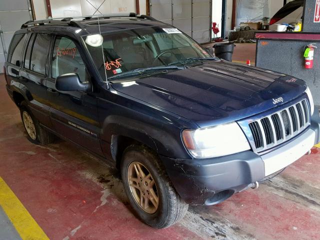 1J4GW48S44C158639 - 2004 JEEP GRAND CHER BLUE photo 1