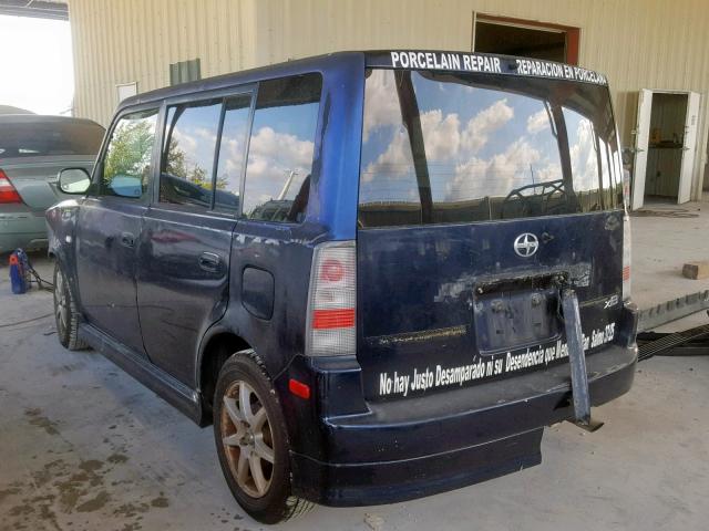 JTLKT324X64117639 - 2006 TOYOTA SCION XB 蓝色 照片 3