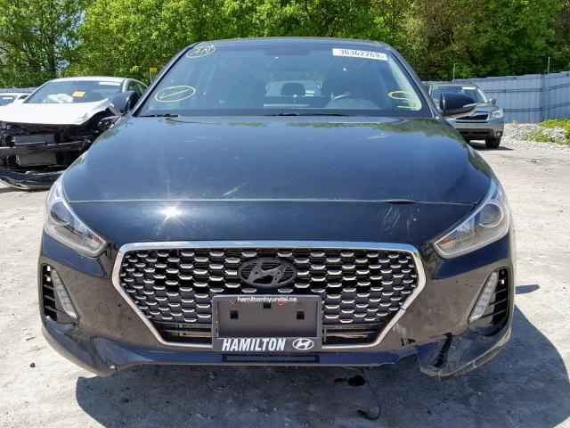 KMHH35LE9JU027153 - 2018 HYUNDAI ELANTRA GT BLACK photo 9