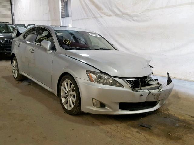 JTHBF5C21A5110513 - 2010 LEXUS IS 250 SILVER photo 1