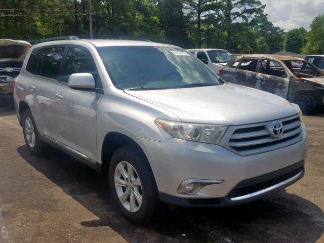 5TDZK3EH0BS029323 - 2011 TOYOTA HIGHLANDER SILVER photo 1