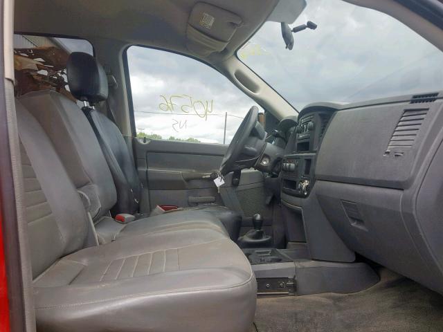 1D7KS28D76J219388 - 2006 DODGE RAM 2500 S Կարմիր լուսանկար 5