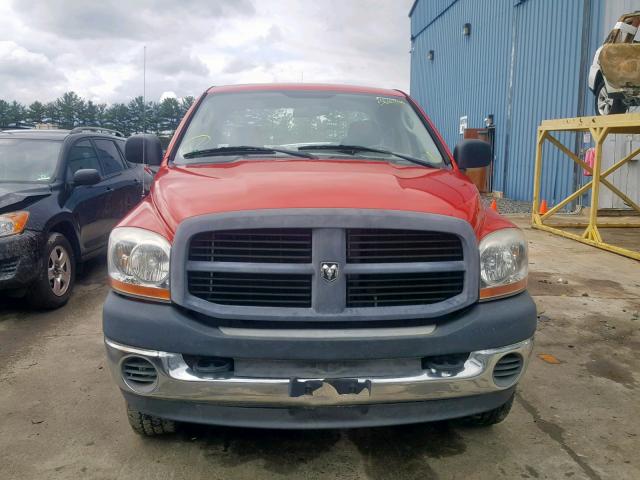 1D7KS28D76J219388 - 2006 DODGE RAM 2500 S Կարմիր լուսանկար 9