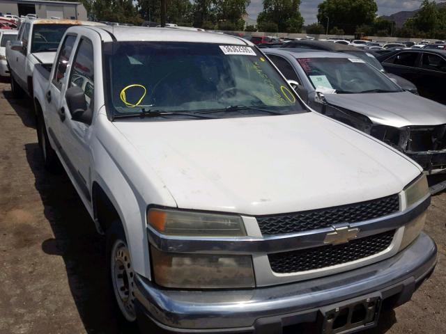 1GCCS136548154739 - 2004 CHEVROLET COLORADO WHITE photo 1