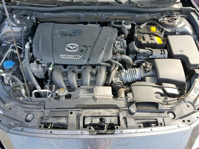 JM1BM1T76G1300187 - 2016 MAZDA 3 SPORT GRAY photo 7