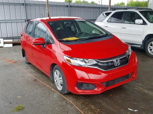 3HGGK5H4XJM728146 - 2018 HONDA FIT LX RED photo 1