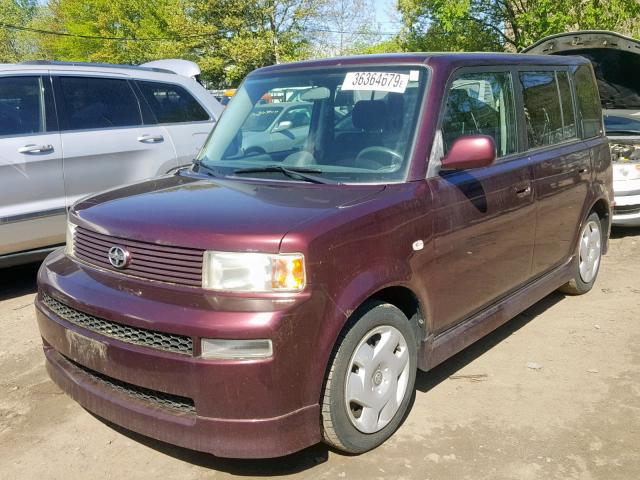 JTLKT334040168179 - 2004 TOYOTA SCION XB 勃艮第红 照片 2