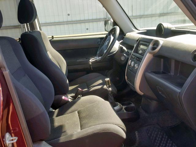 JTLKT334040168179 - 2004 TOYOTA SCION XB 勃艮第红 照片 5