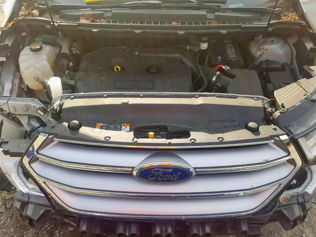 2FMPK4J96GBC03539 - 2016 FORD EDGE SEL SILVER photo 7