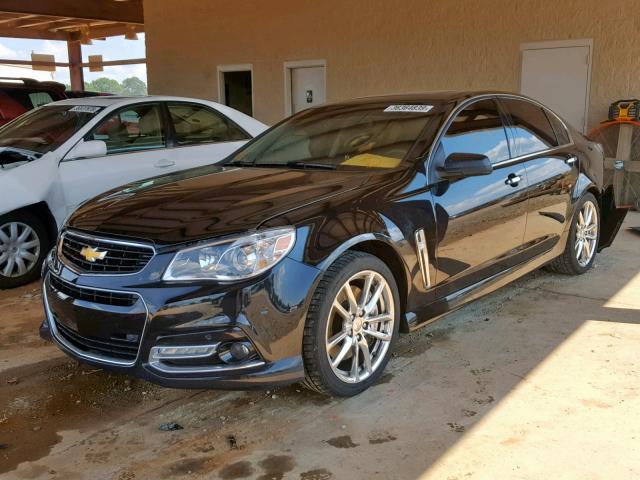 6G3F15RW4FL112404 - 2015 CHEVROLET SS BLACK photo 2