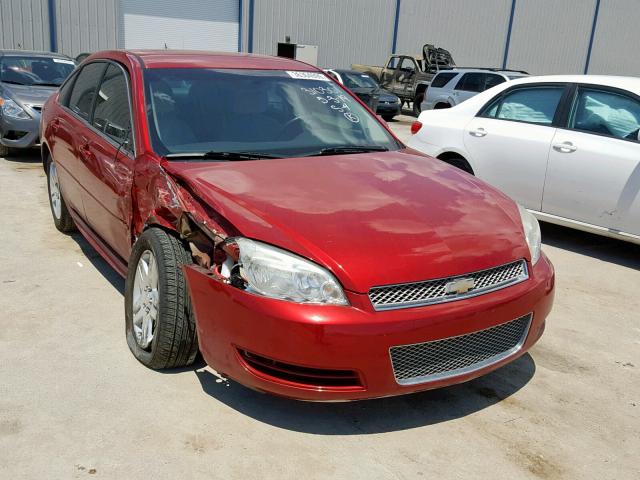 2G1WB5E34E1114172 - 2014 CHEVROLET IMPALA LIM RED photo 1