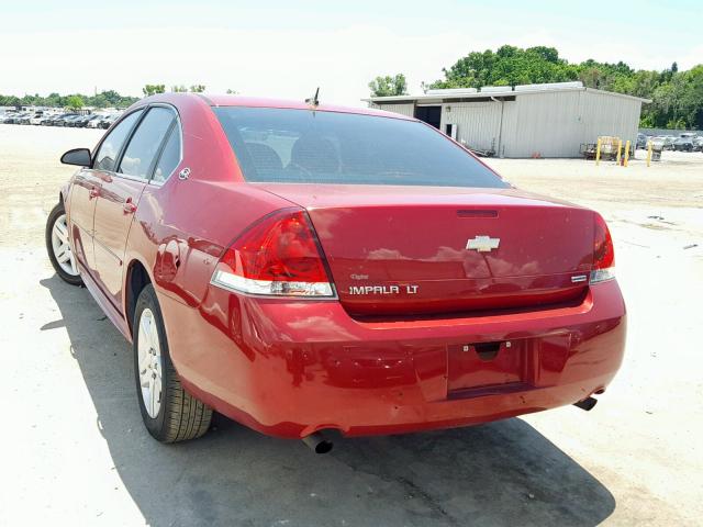 2G1WB5E34E1114172 - 2014 CHEVROLET IMPALA LIM RED photo 3