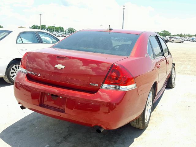 2G1WB5E34E1114172 - 2014 CHEVROLET IMPALA LIM RED photo 4