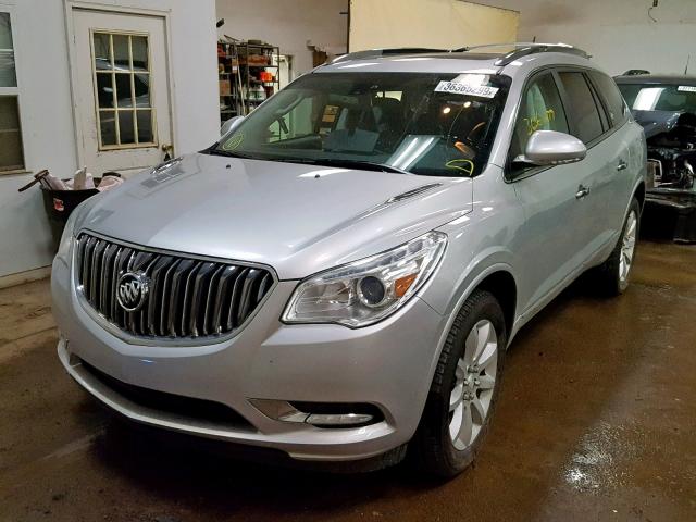 5GAKVCKD4HJ324779 - 2017 BUICK ENCLAVE SILVER photo 2