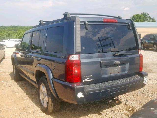 1J8HG48KX7C685282 - 2007 JEEP COMMANDER 蓝色 照片 3