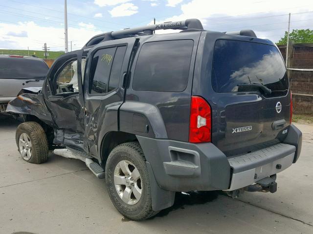 5N1AN0NW8AC508134 - 2010 NISSAN XTERRA OFF BLACK photo 3