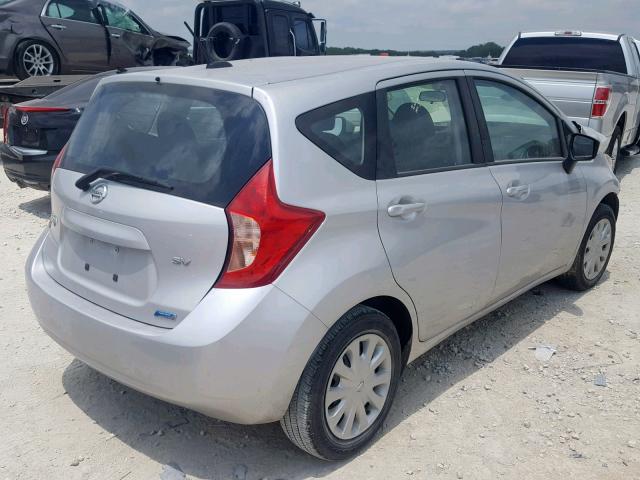 3N1CE2CP6GL361333 - 2016 NISSAN VERSA NOTE SILVER photo 4