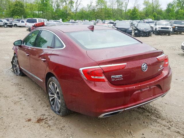 1G4ZP5SS7HU194234 - 2017 BUICK LACROSSE E MAROON photo 3