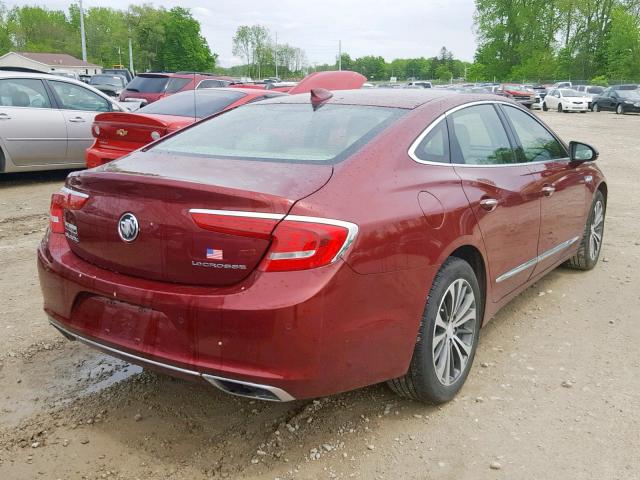 1G4ZP5SS7HU194234 - 2017 BUICK LACROSSE E MAROON photo 4