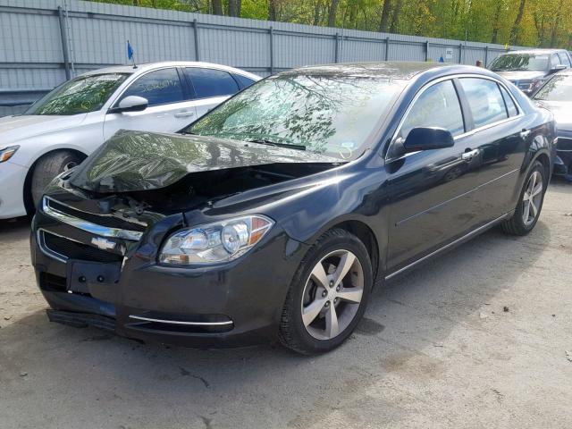 1G1ZC5E05CF293909 - 2012 CHEVROLET MALIBU 1LT 黑色 照片 2