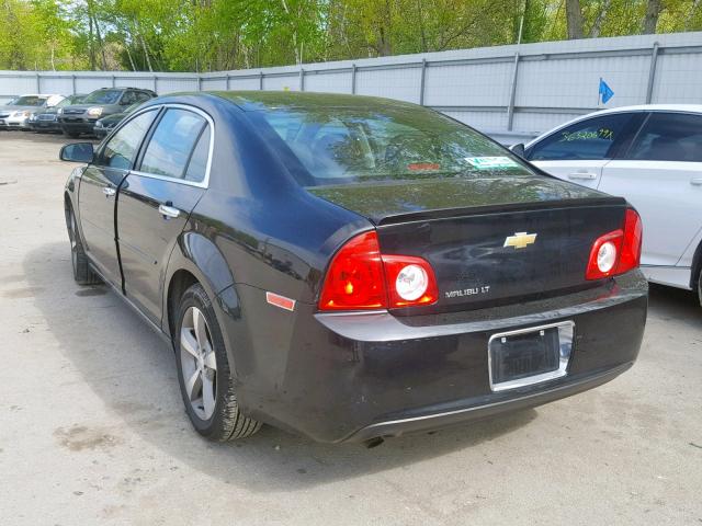 1G1ZC5E05CF293909 - 2012 CHEVROLET MALIBU 1LT 黑色 照片 3