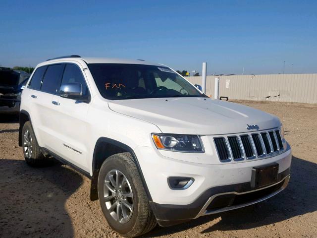 1C4RJFBG5EC339506 - 2014 JEEP GRAND CHER WHITE photo 1