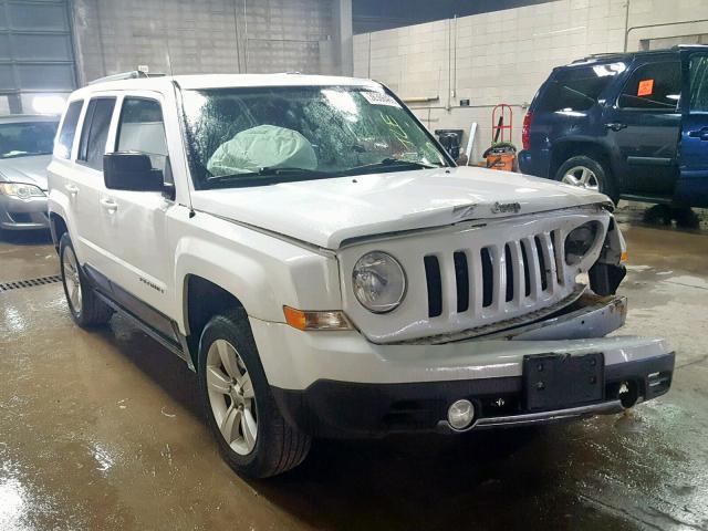 1C4NJRCB4CD688442 - 2012 JEEP PATRIOT LI WHITE photo 1