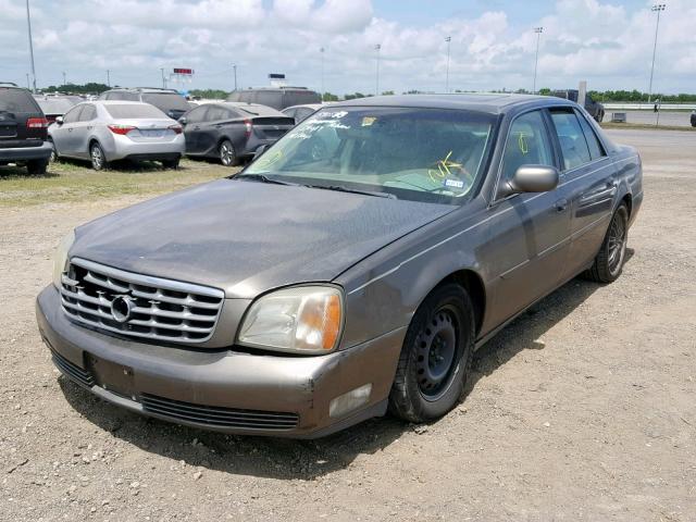 1G6KE54Y52U262019 - 2002 CADILLAC DEVILLE DH BROWN photo 2