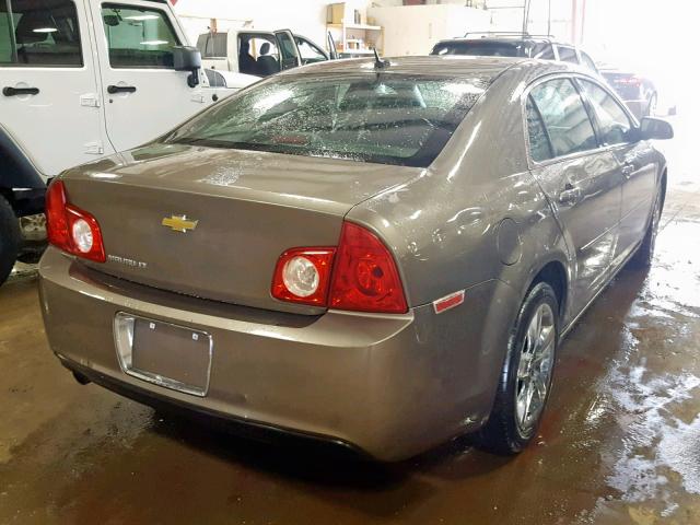 1G1ZC5EB0AF123469 - 2010 CHEVROLET MALIBU 1LT BROWN photo 4