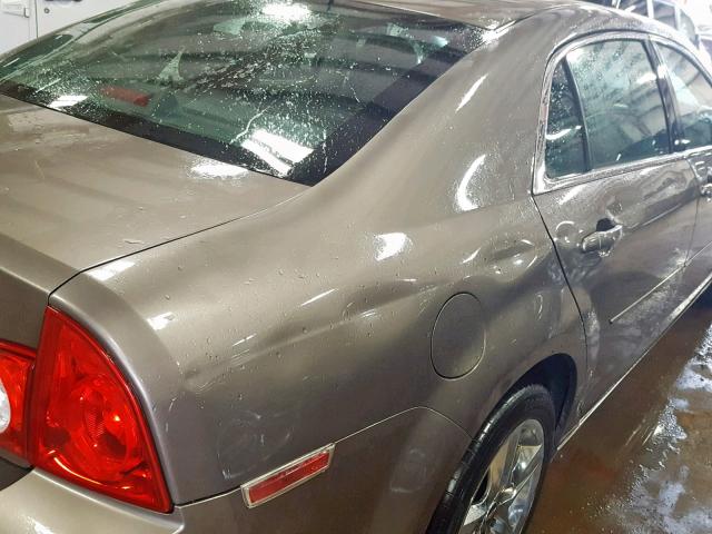 1G1ZC5EB0AF123469 - 2010 CHEVROLET MALIBU 1LT BROWN photo 9