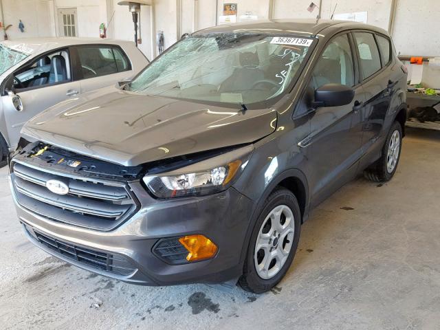 1FMCU0F74KUB19778 - 2019 FORD ESCAPE S GRAY photo 2