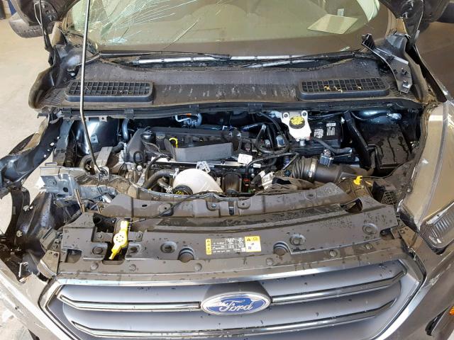 1FMCU0F74KUB19778 - 2019 FORD ESCAPE S GRAY photo 7