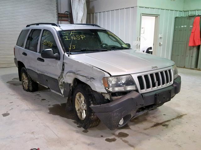 1J4GW48S74C117566 - 2004 JEEP GRAND CHER SILVER photo 1