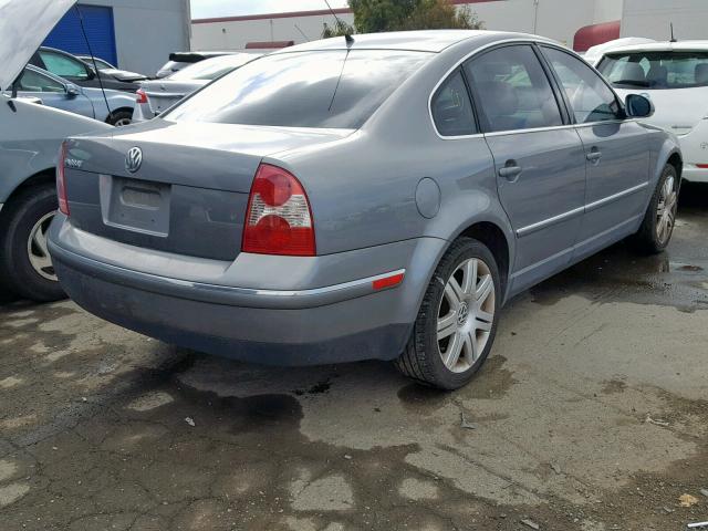 WVWAD63B25P001111 - 2005 VOLKSWAGEN PASSAT GLS GRAY photo 4