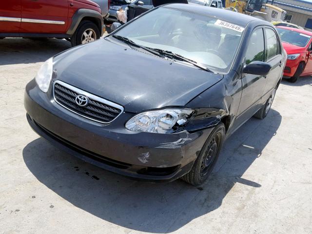 2T1BR32E78C938152 - 2008 TOYOTA COROLLA CE BLACK photo 2