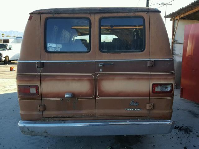 B35BF4X136604 - 1974 DODGE VAN BROWN photo 9