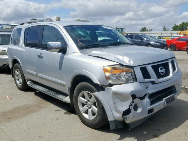 5N1AA0ND9AN622271 - 2010 NISSAN ARMADA SE SILVER photo 1