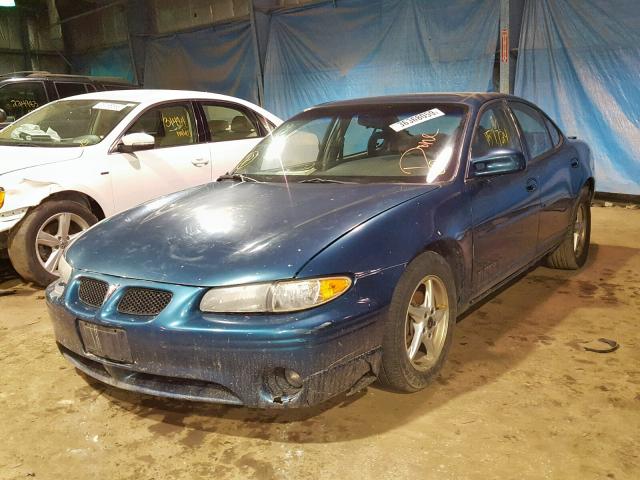 1G2WK52J42F203310 - 2002 PONTIAC GRAND PRIX GREEN photo 2