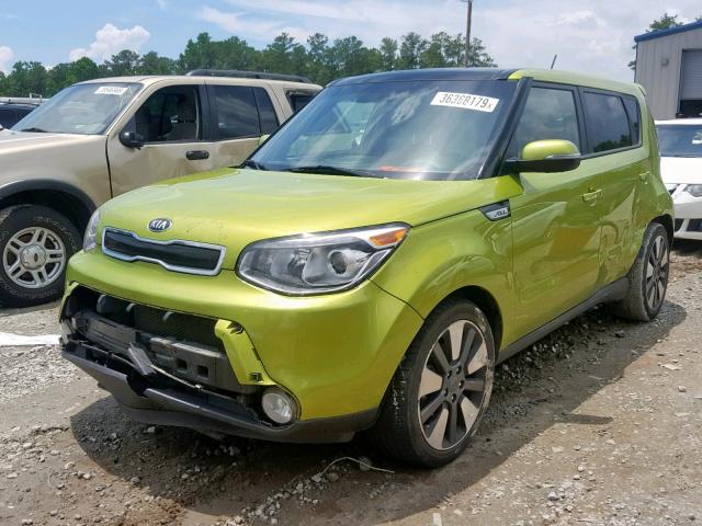 KNDJX3A53E7709662 - 2014 KIA SOUL ! Yaşıl foto 2